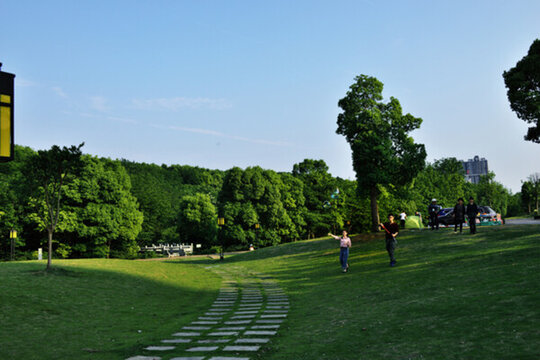 松滋 言誠(chéng)公園 樓房