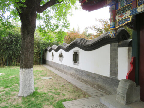 中式院墻