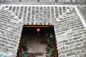 瓦片 古建筑 仿古建筑