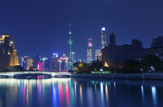 蘇州河夜景