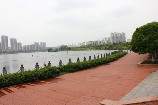 防腐木步道