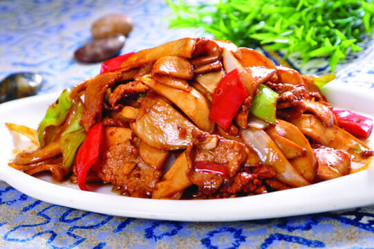 肉炒杏鮑菇