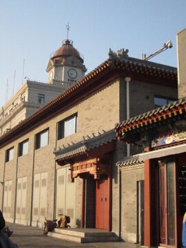 天安門廣場(chǎng)一側(cè)