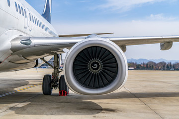 機(jī)場停機(jī)坪客機(jī)