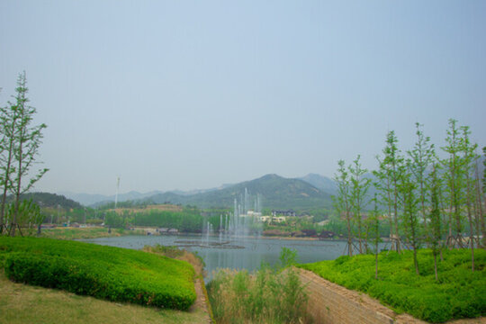 青島世園公園 噴泉