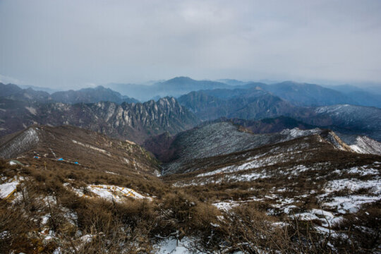 陜西秦嶺太白山云海山水風(fēng)光