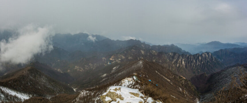陜西秦嶺太白山云海山水風(fēng)光