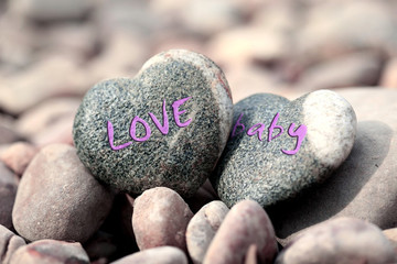 心形石頭 LOVE