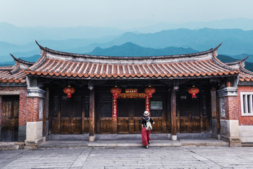 古厝水墨山
