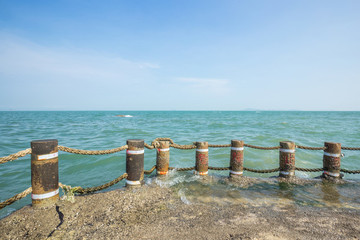 廈門(mén)環(huán)島路海域礁石和大海風(fēng)景