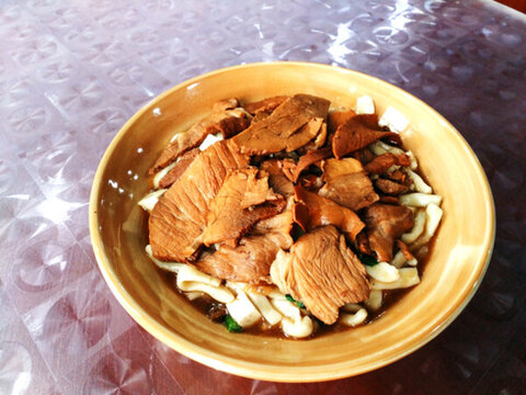鹵肉炒炮