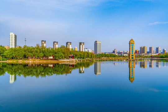 昌樂西湖公園風(fēng)景
