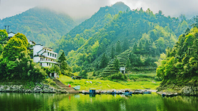 新安江山水畫