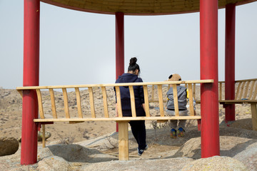 涼亭 半山?jīng)鐾?亭子 蒙古亭子