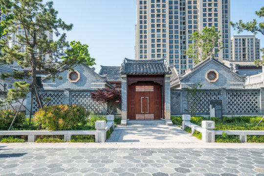 中式別墅大門