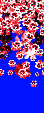 定位花朵