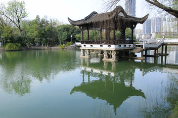 包河公園水上亭子