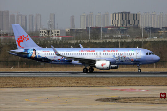 長(zhǎng)龍航空 詩(shī)畫(huà)浙江 彩繪飛機(jī)