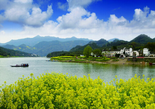 黃山市 歙縣 新安江山水畫廊