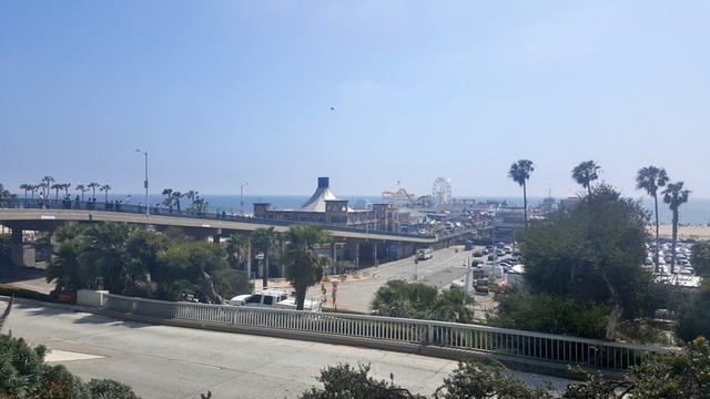 美國旅游 海邊停車場(chǎng)