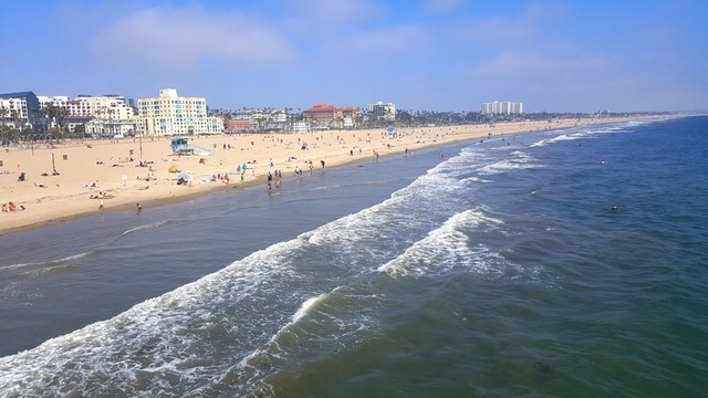 美國(guó)旅游 大海 海邊