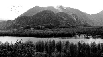 水墨意境山水