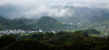 皖南山村風景 家朋鄉(xiāng)