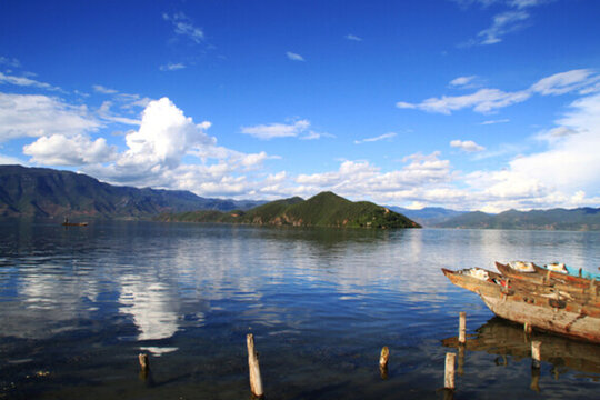 瀘沽湖風(fēng)景