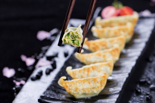 蒸餃 煎餃 中式 美食 高清