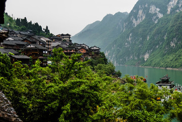 吊腳樓烏江青山