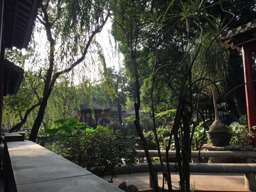 清暉園古跡園林風景