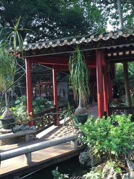 清暉園古跡園林風(fēng)景