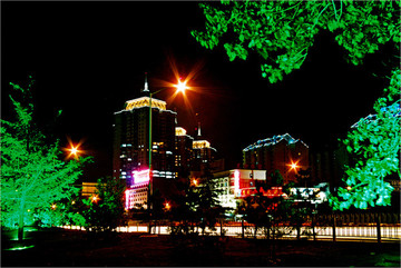 濱河公園夜景