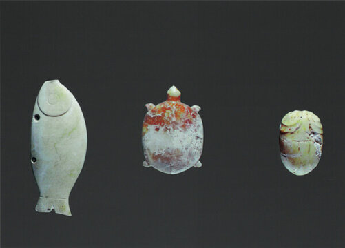 玉魚 玉龜 玉蟬