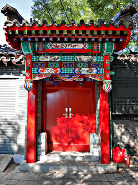 清代建筑大門(mén)