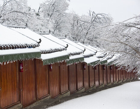 張家界霧凇雪景
