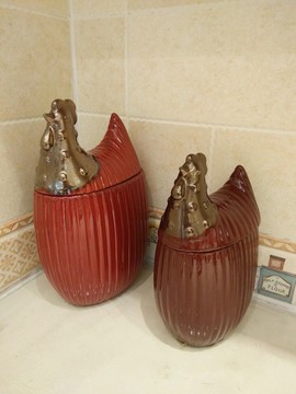 公雞瓷器