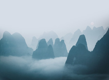 水墨山水畫
