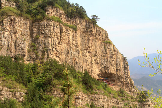 北岳恒山 姑嫂崖