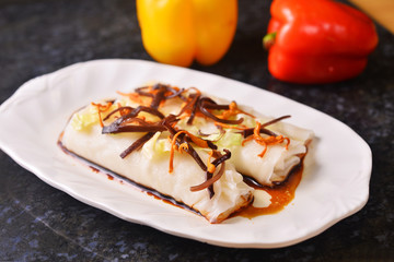 羅漢齋腸美食素材