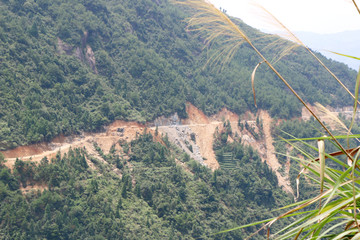 山坡 山路