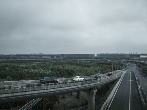 遠眺虹橋機場