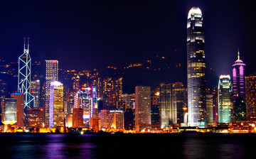 維多利亞港夜景