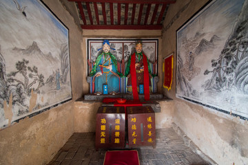 媧皇宮景區(qū)神仙像