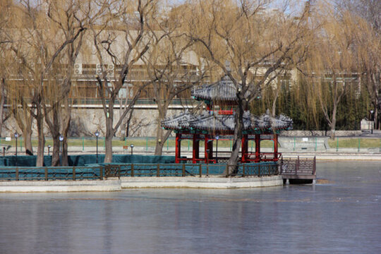 北京陶然亭公園湖心亭