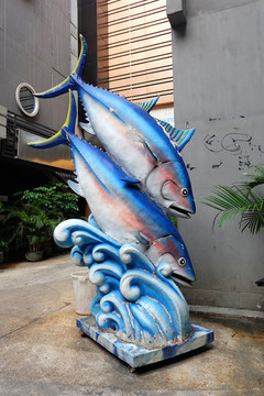 魚雕塑