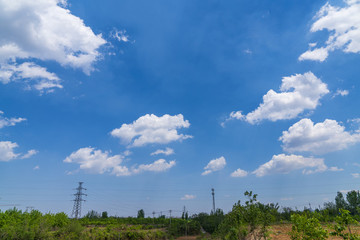 藍(lán)天白云 天空背景