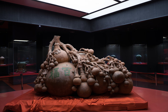 葫蘆 百福 陶塑