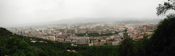 寶雞城市全景圖