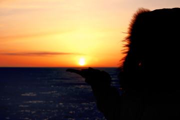 夕陽
